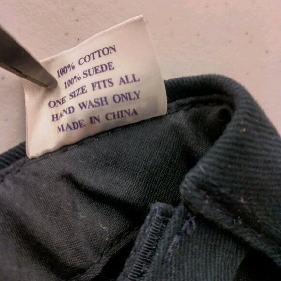 Australia Kangaroo Crossing Cap Hat Blue Soft Canvas Suede Brim Aussie Outback - Picture 10 of 13